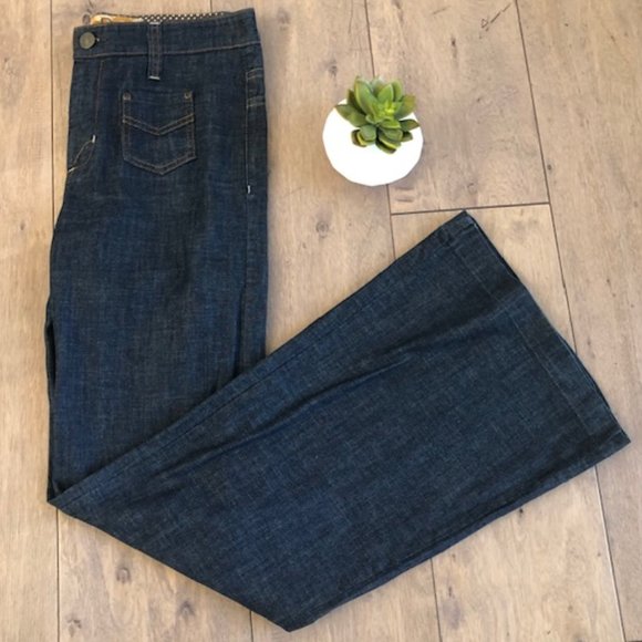 Dittos Denim - Dittos Abyss Wide Leg Jean Dark Wash sz 29
